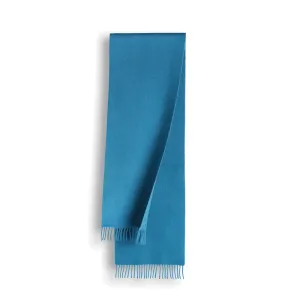 100% Wool Scarf Taro Blue