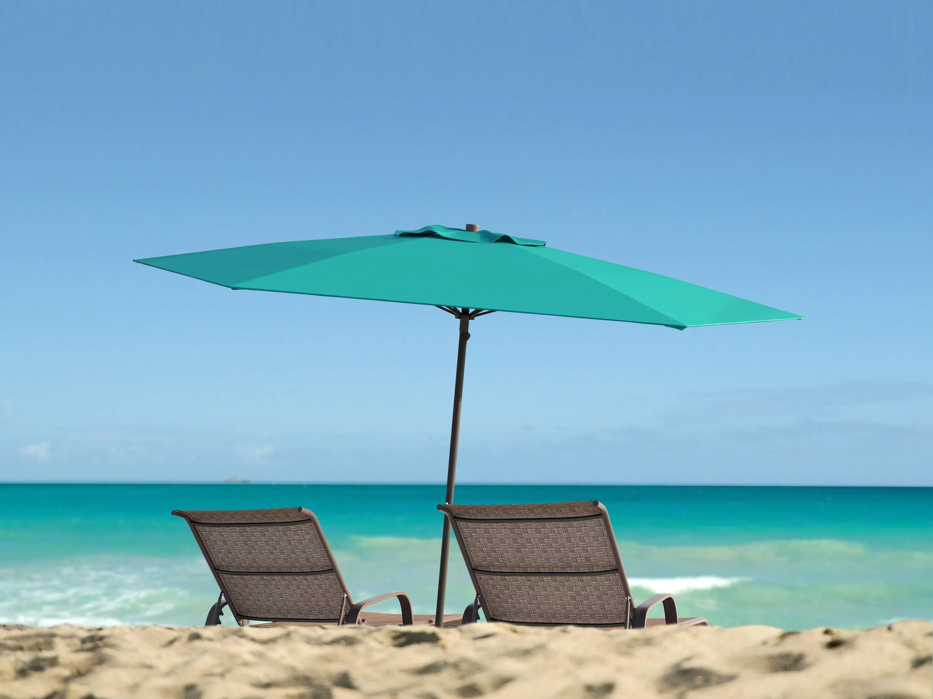 7.5ft Turquoise Beach Umbrella