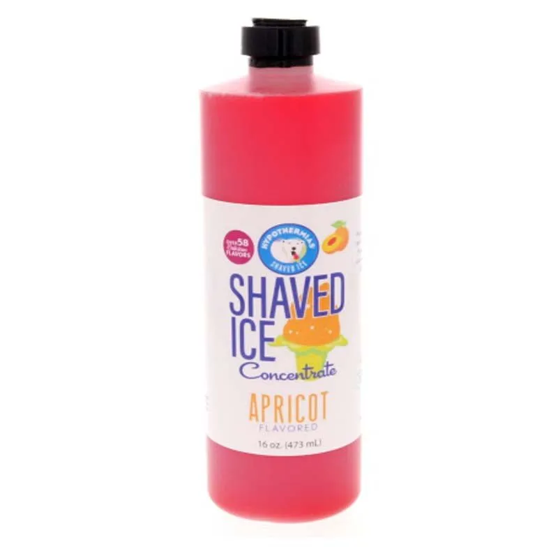 Apricot Shaved Ice Flavor Syrup Concentrate