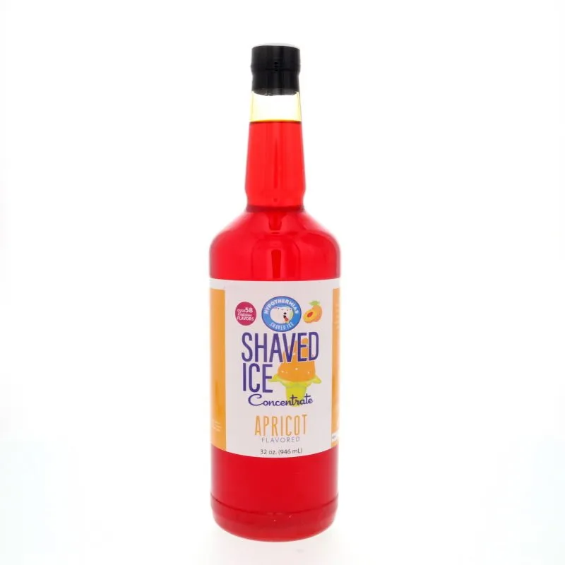 Apricot Shaved Ice Flavor Syrup Concentrate