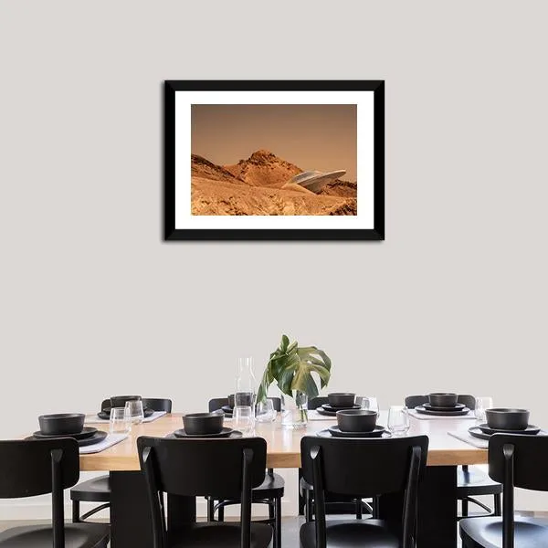 Beautiful View Of Mars Canvas Wall Art