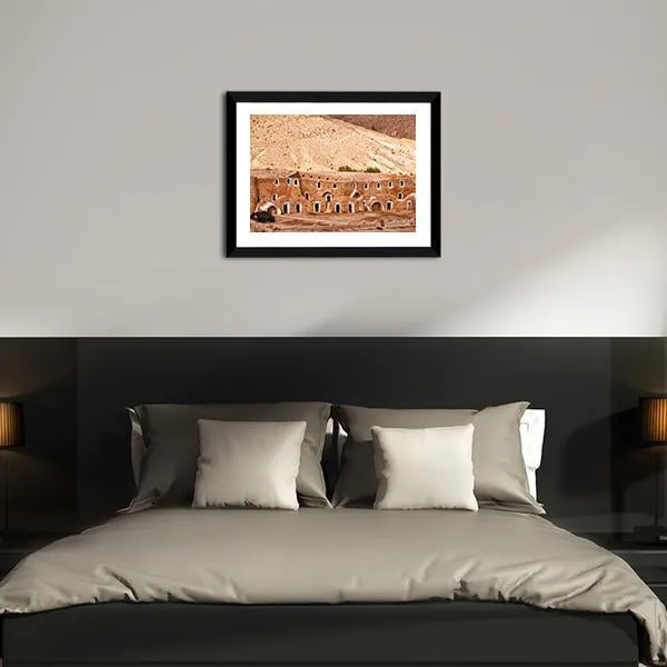 Berber Dwelling  Matmata Canvas Wall Art