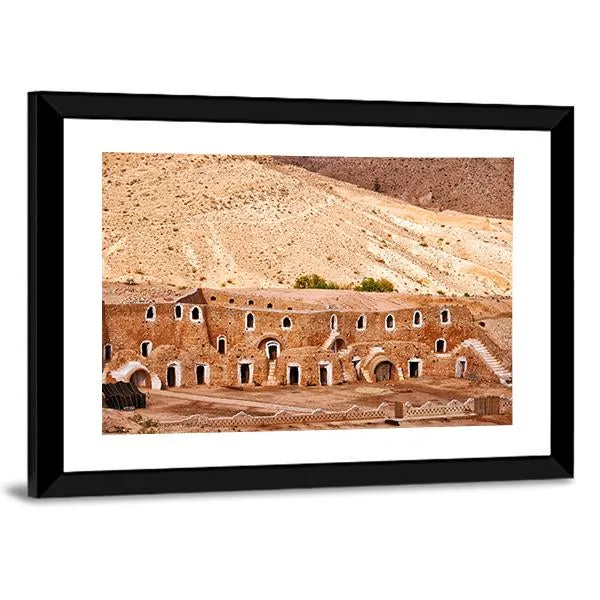 Berber Dwelling  Matmata Canvas Wall Art