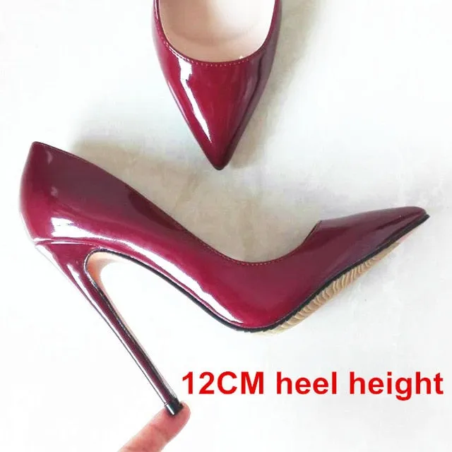 Brand Shoes Woman High Heels Ladies Shoes 12CM Heels Pumps