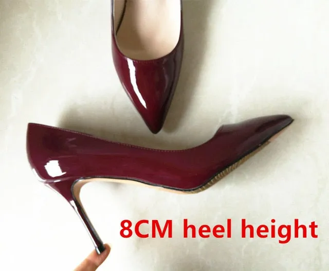 Brand Shoes Woman High Heels Ladies Shoes 12CM Heels Pumps