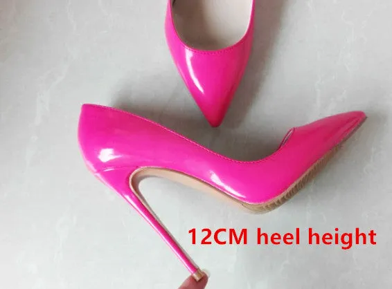 Brand Shoes Woman High Heels Ladies Shoes 12CM Heels Pumps