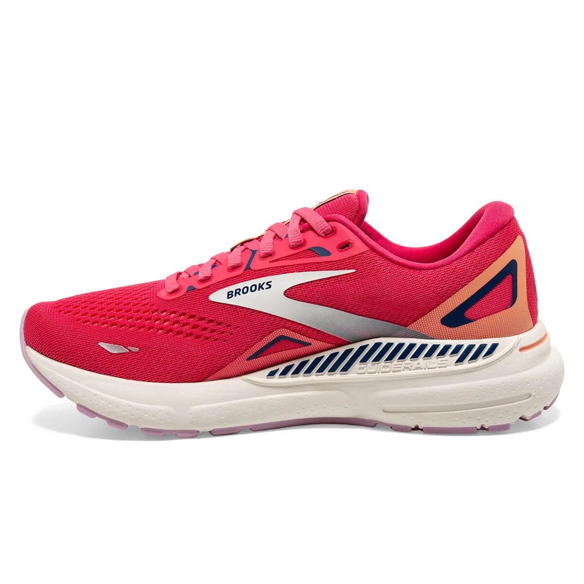 Brooks Adrenaline GTS 23 Womens | Raspberry/papaya/blue