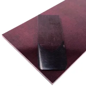 Canvas Micarta Sheet- BURGUNDY- Various Sizes