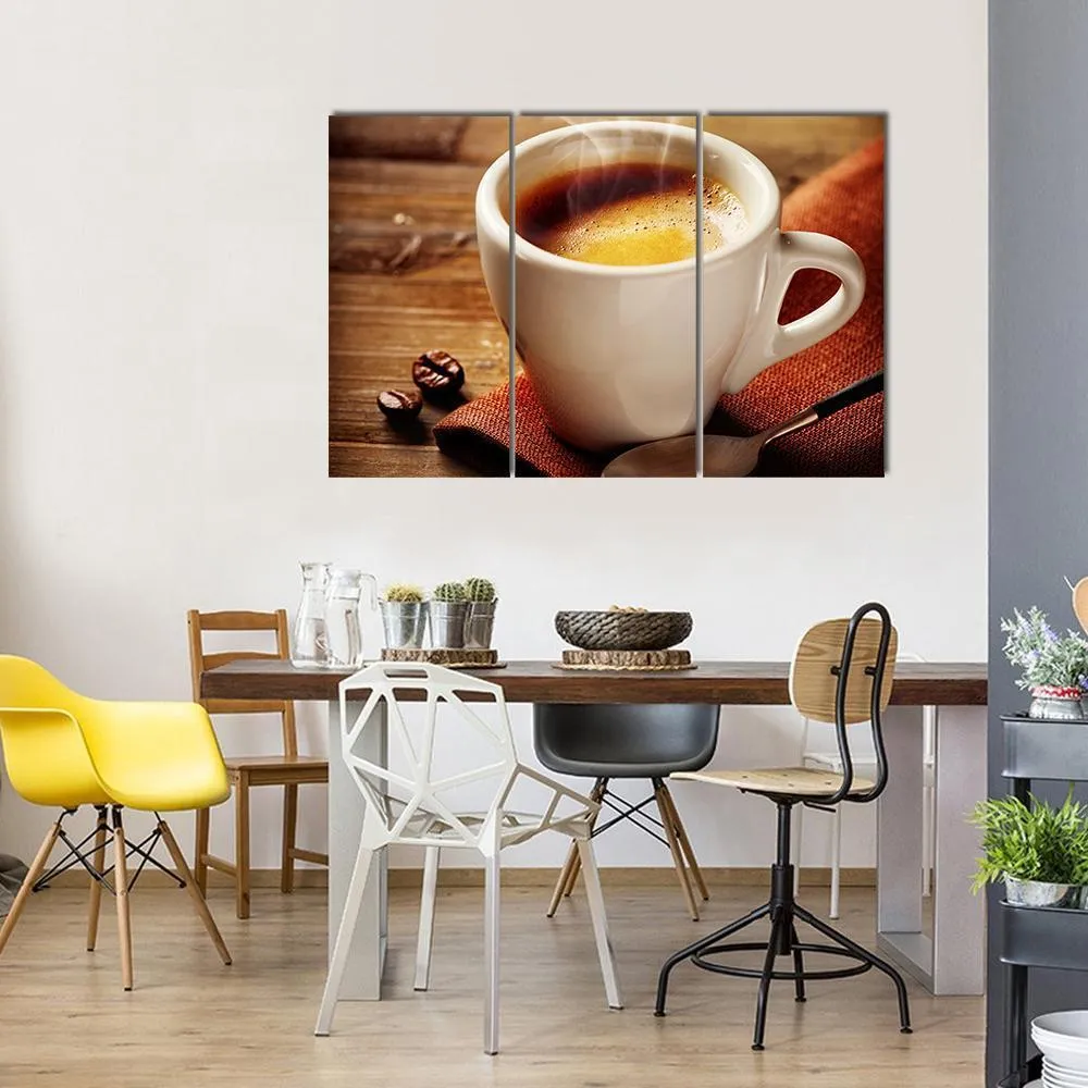 Cup Of Espresso Canvas Wall Art