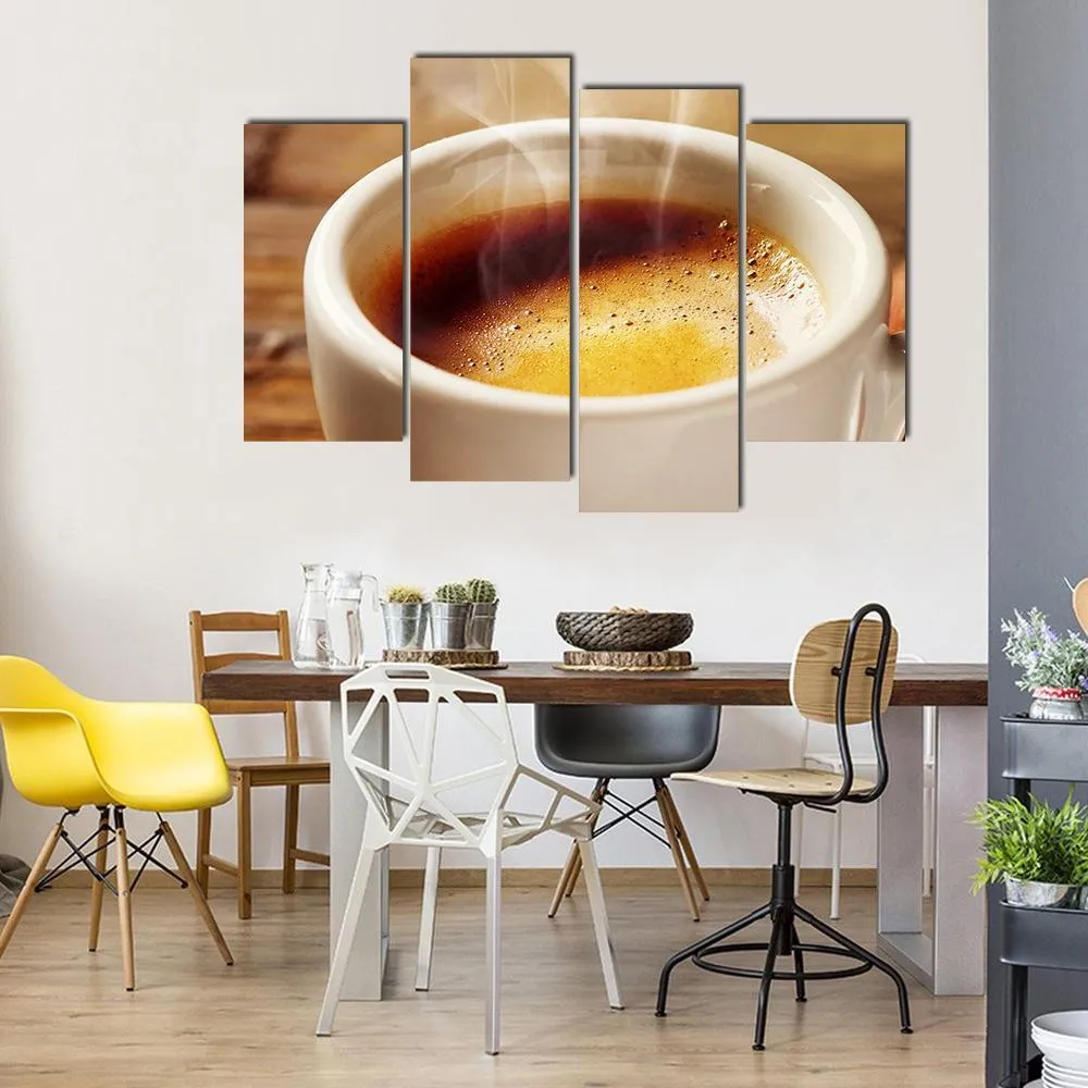 Cup Of Espresso Canvas Wall Art