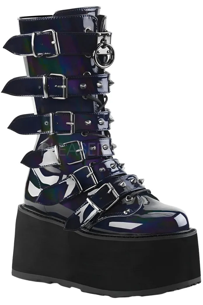 DemoniaCult DAMNED 225 Boots Hologram