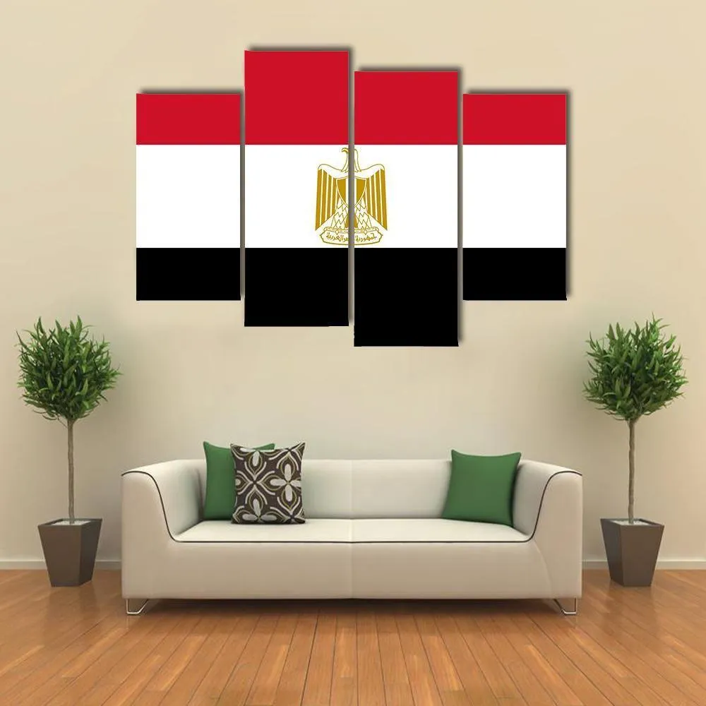 Egypt Flag Canvas Wall Art