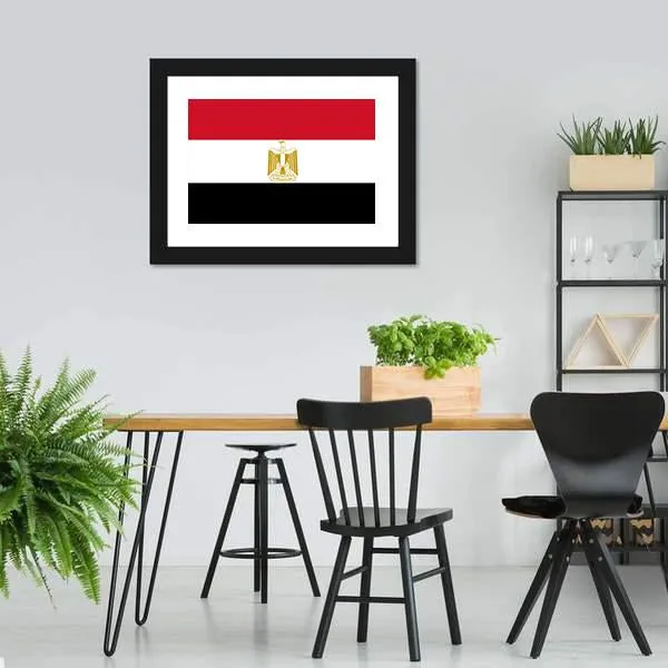 Egypt Flag Canvas Wall Art