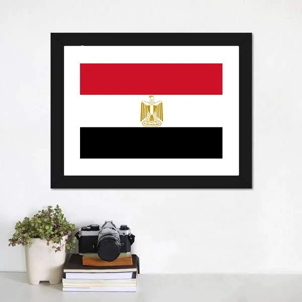 Egypt Flag Canvas Wall Art