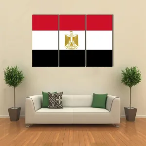 Egypt Flag Canvas Wall Art