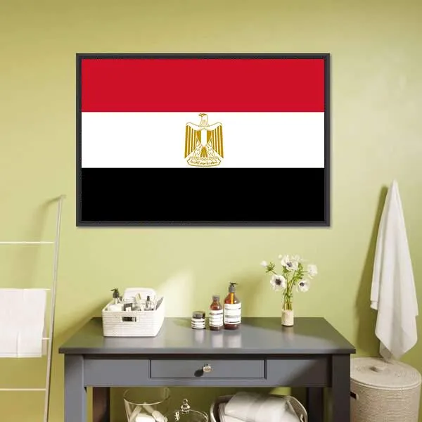 Egypt Flag Canvas Wall Art