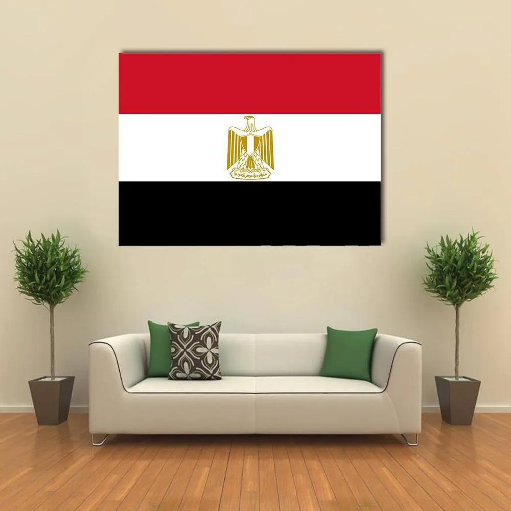 Egypt Flag Canvas Wall Art