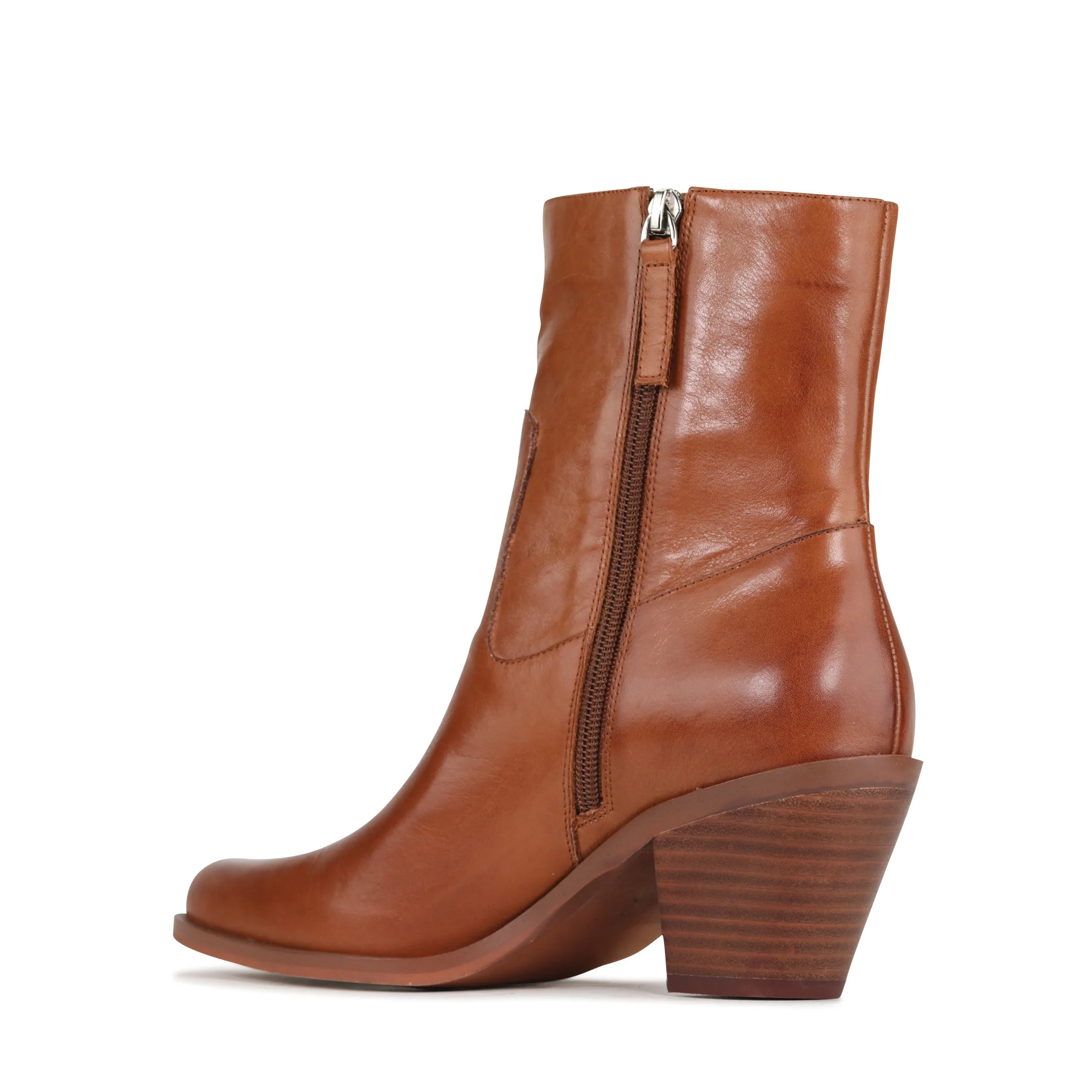 ELLEN LEATHER ARCHIVE ANKLE BOOT