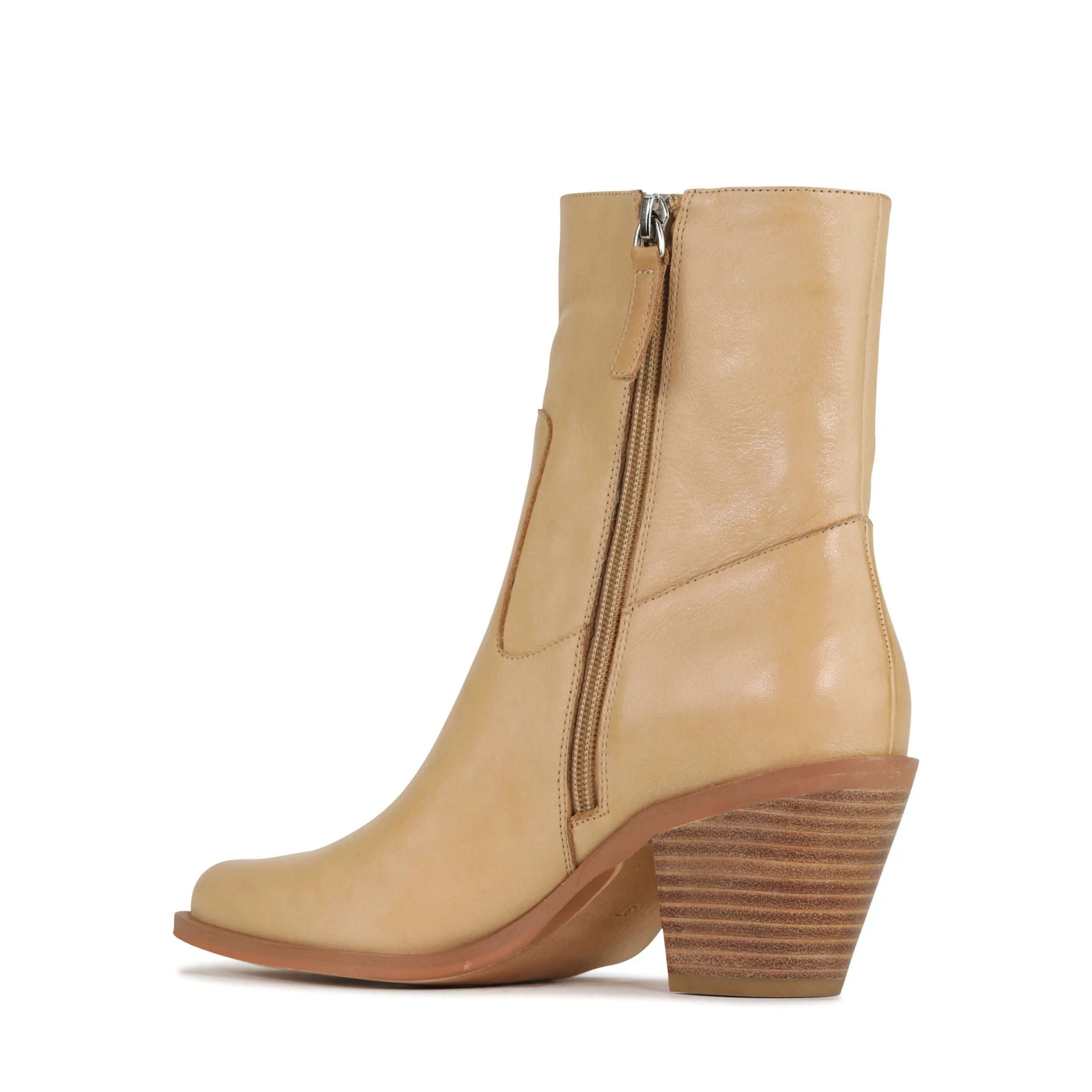 ELLEN LEATHER ARCHIVE ANKLE BOOT