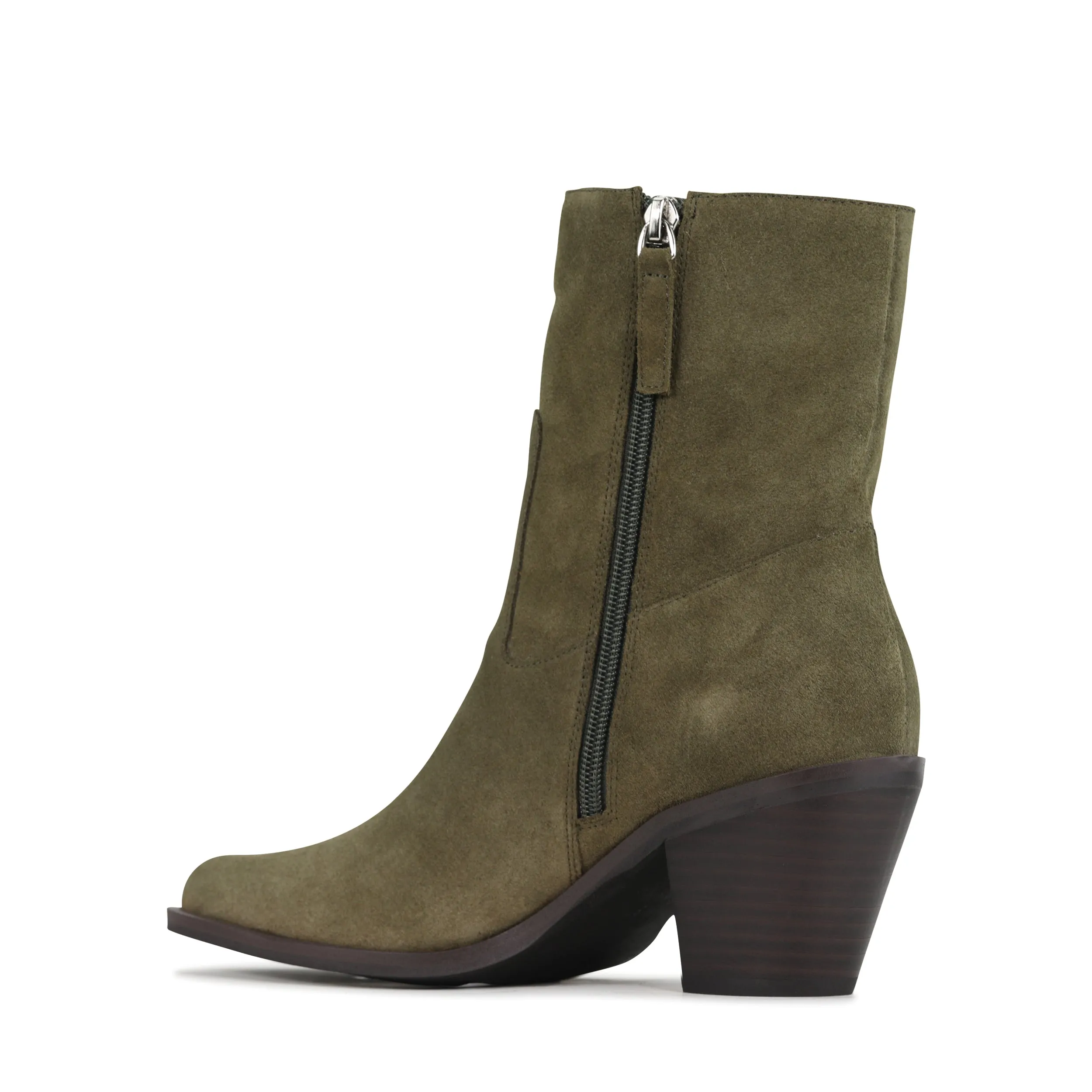 ELLEN LEATHER ARCHIVE ANKLE BOOT