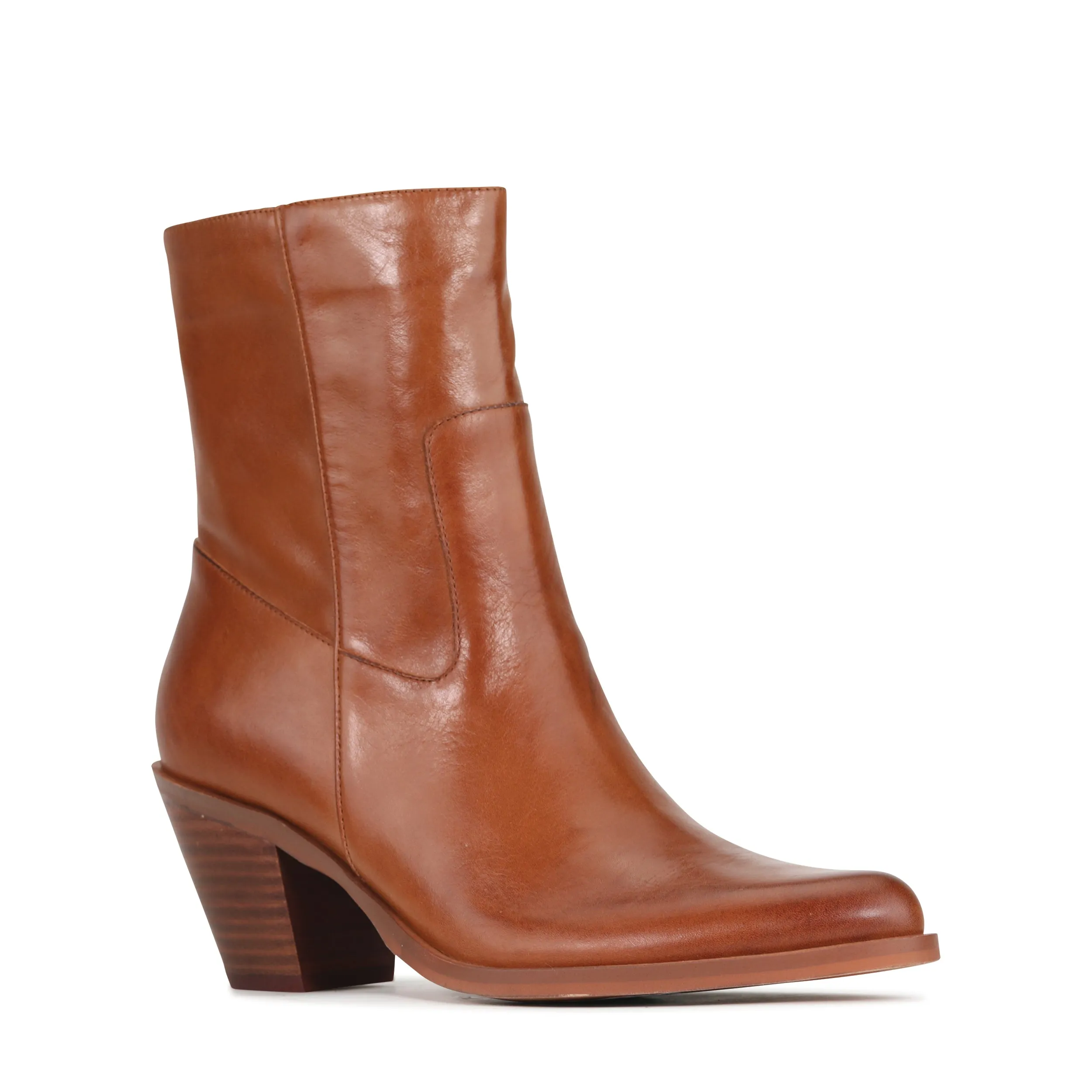 ELLEN LEATHER ARCHIVE ANKLE BOOT