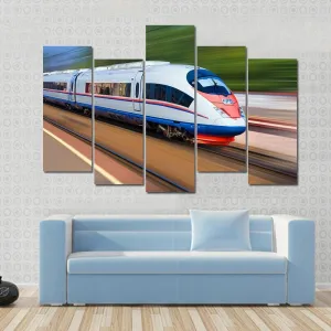 High Speed Train Canvas Wall Art