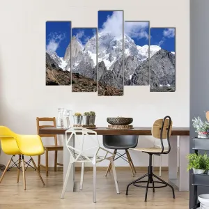 Hunza Peak In Karakoram Canvas Wall Art