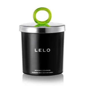 Lelo Snow Pear and Cedarwood Erotic Massage Candle