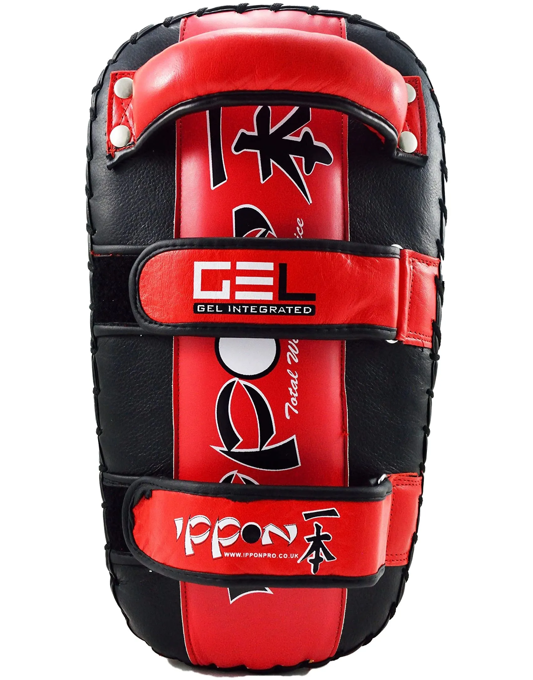 MAR-401A | Black Red IPPON Heavy Genuine Leather Thai Pad