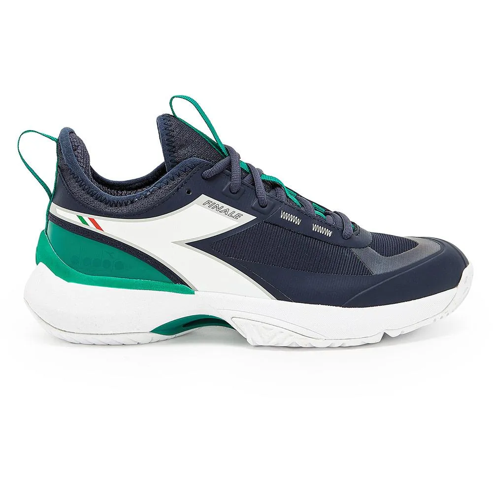 Men's Finale AG Tennis Shoes Blue Corsair and White