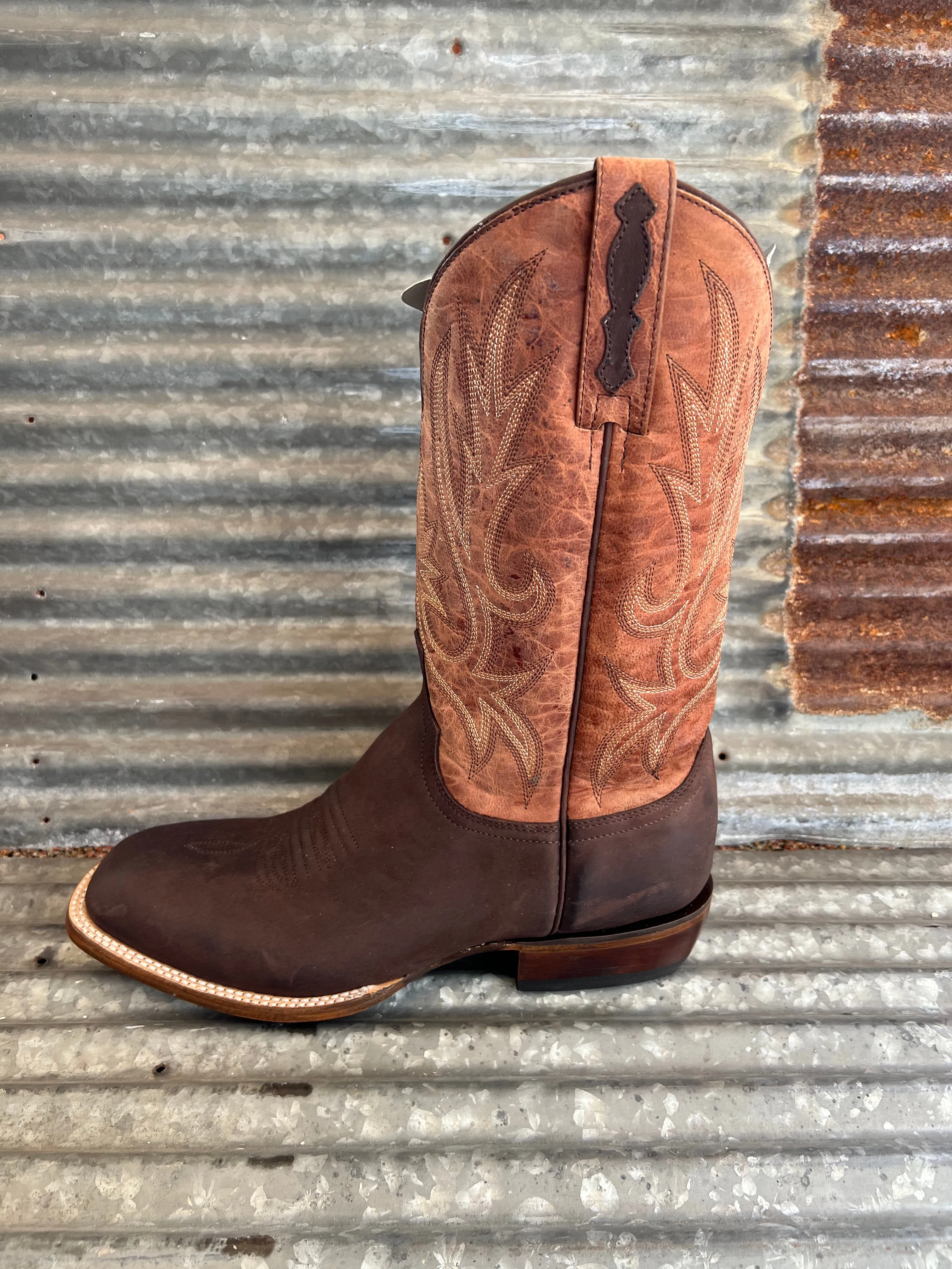 Men's Lucchese Suede Cowhide Boots