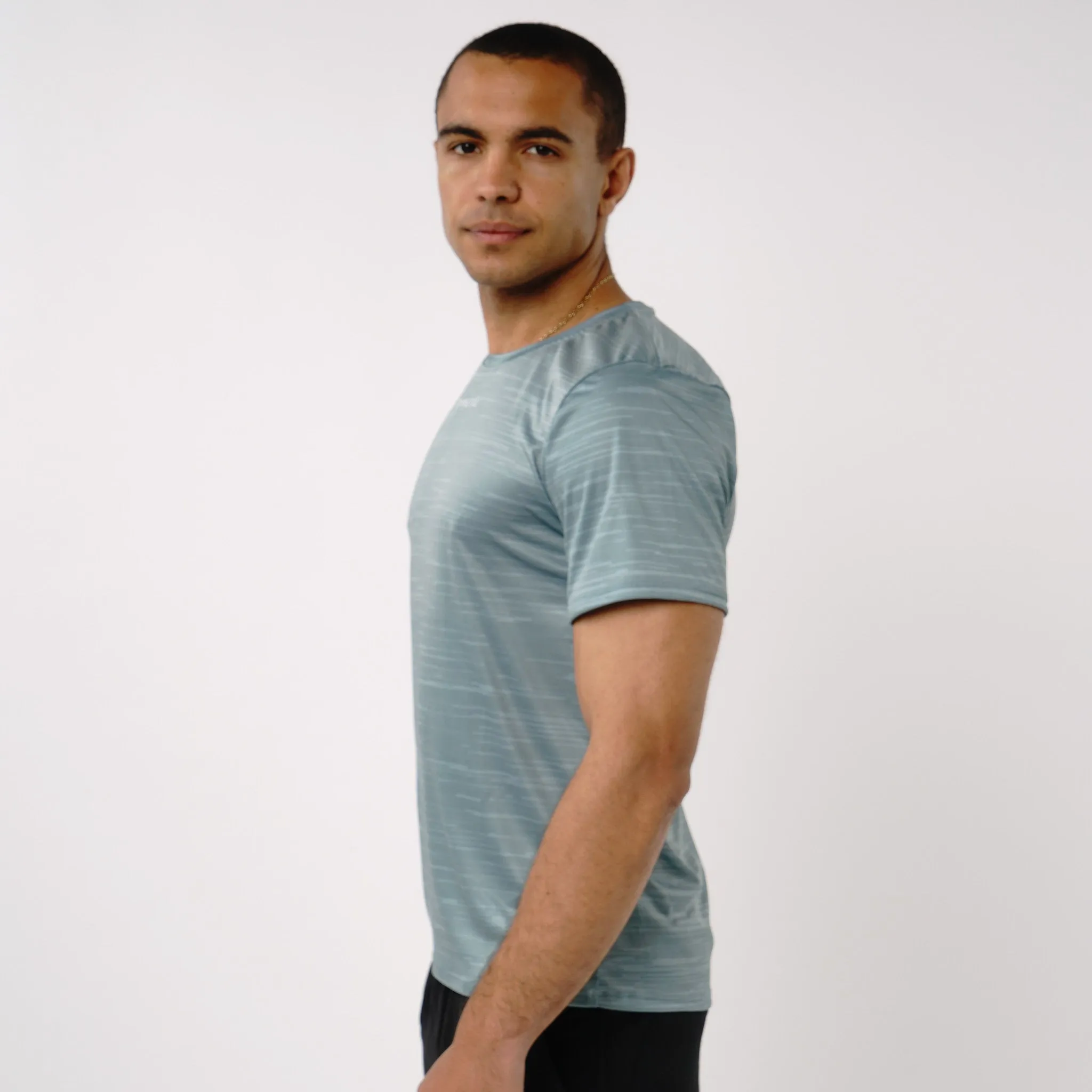 Omnitau Men's PriTech Phi Breathable Running T-Shirt - Kanga Green