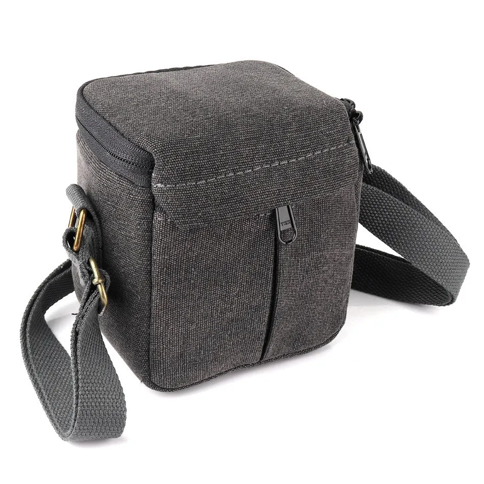 Outdoor Canvas Camera Bag for Canon Sony Micro Single Storage Bag