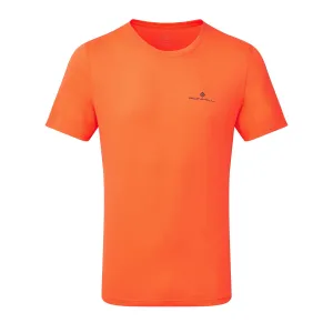 Ronhill Core Short Sleeve Tee Mens | Fluo Orange/legion