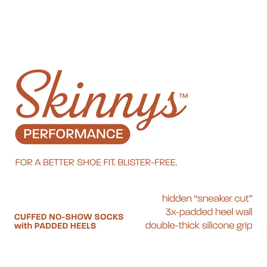 Skinnys Performance || Ultra-Thick No-Show Socks || Daily pack