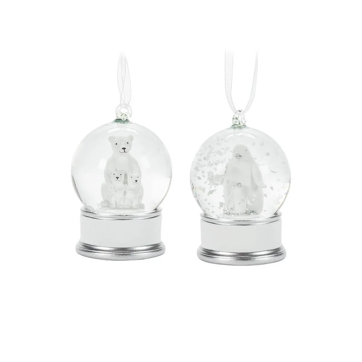 Small Arctic Snow Globe Ornament