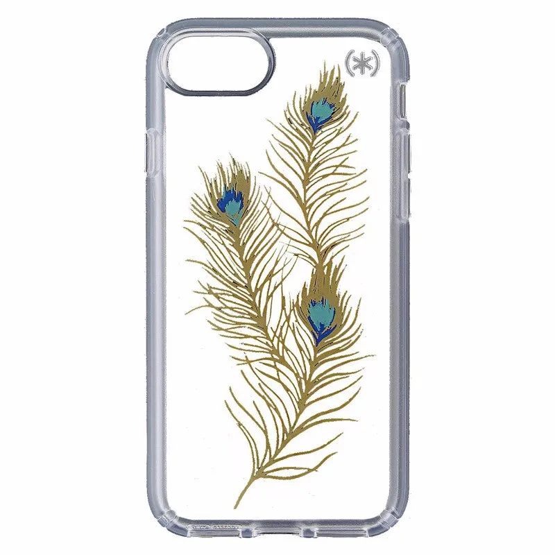 Speck Presidio Clear Print Hybrid Case for Apple iPhone 7 - Clear / Gold Feather