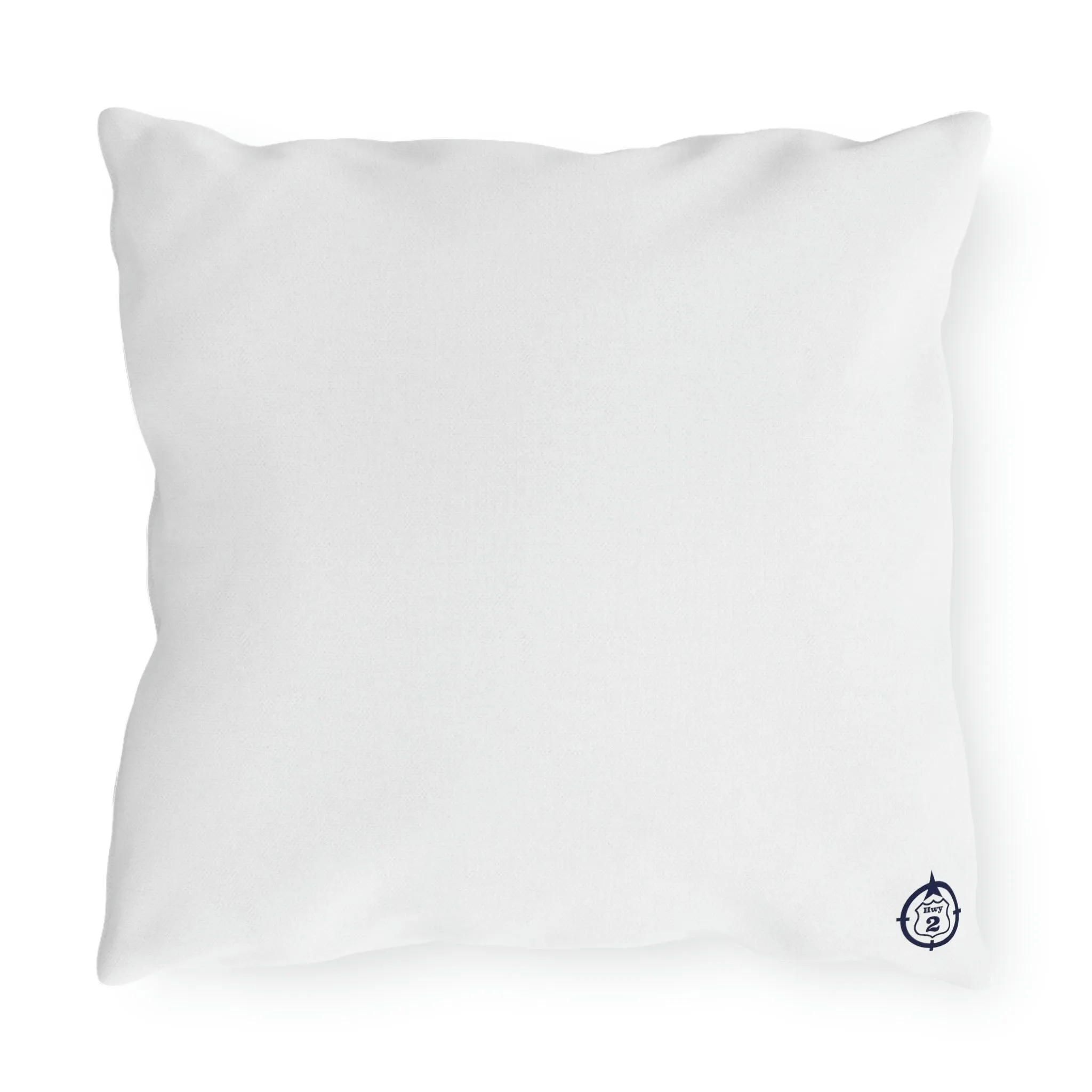 What Happens At The Cabin - White - Outdoor Pillow