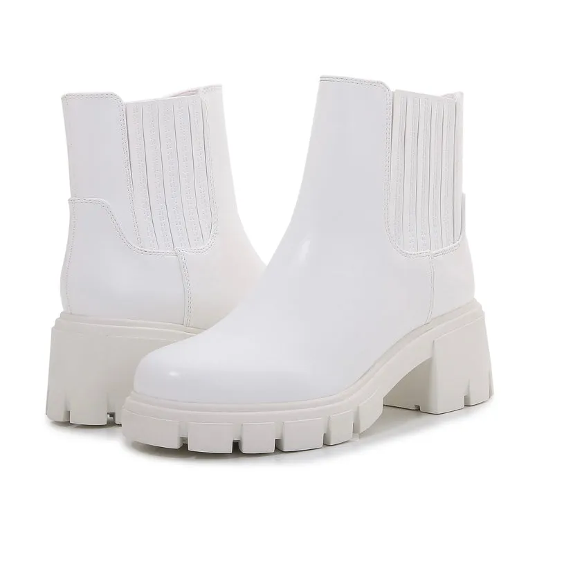 White Chunky Boot